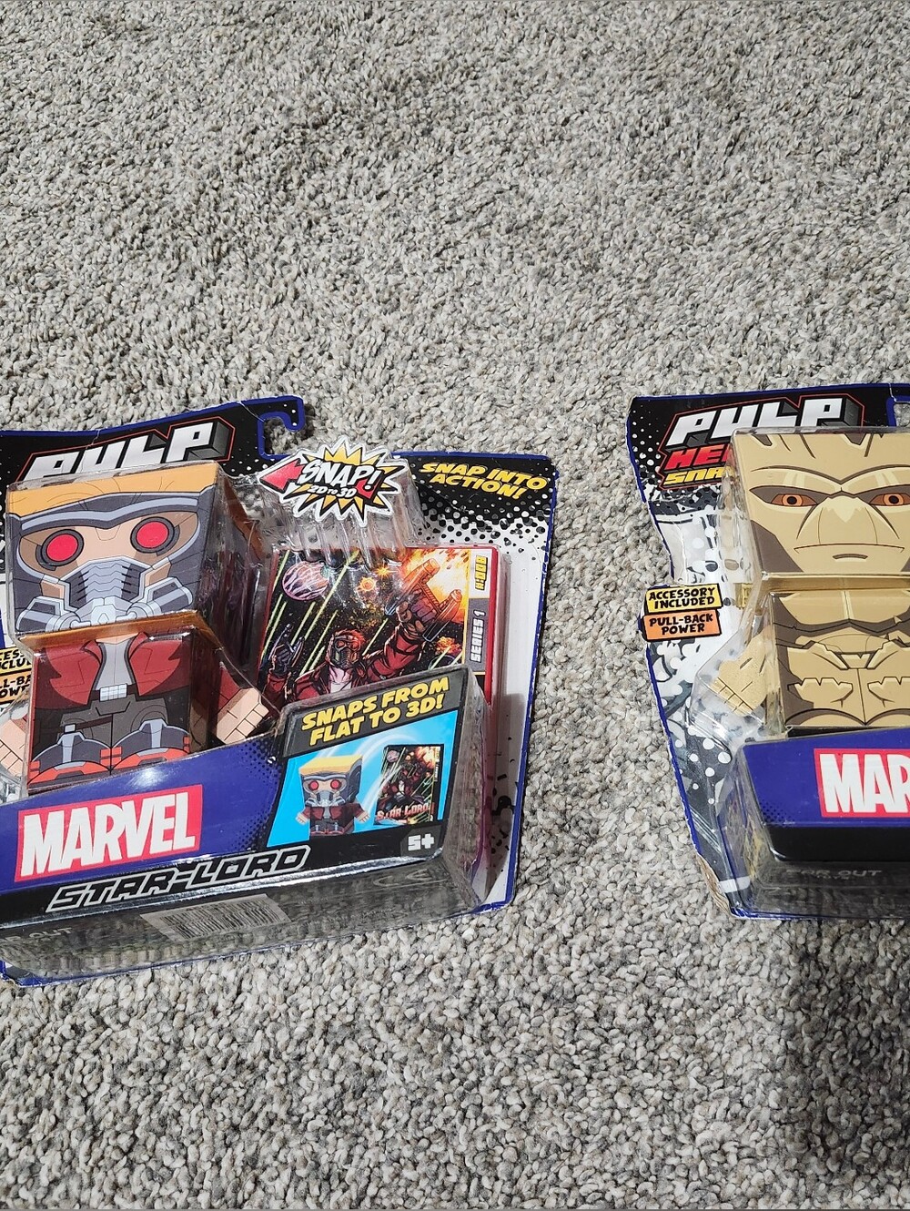 Marvel Pulp-style Snap Star Lord & Groot Figure Pack